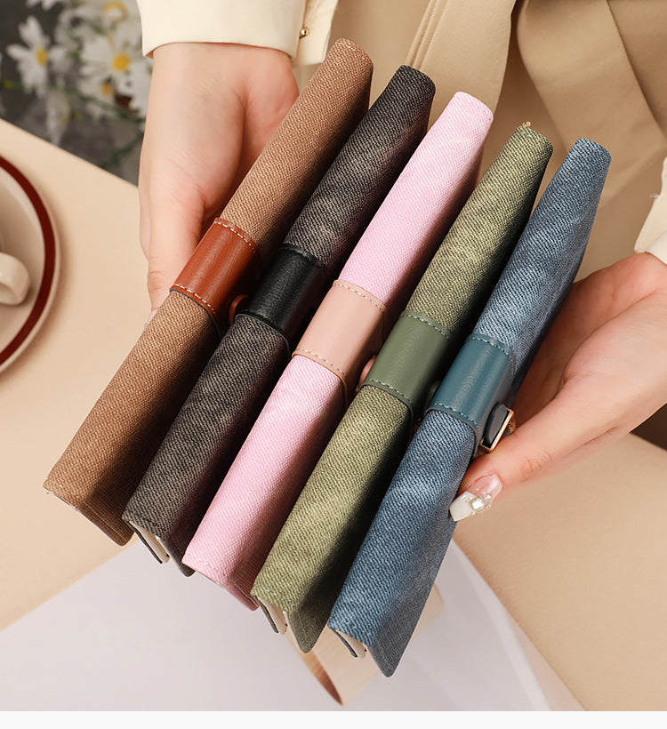 Women's PU Leather Long Wallet – Bi-Fold, Multi-Card Slots, Simple Solid Color