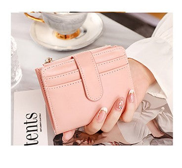 Short Women’s Wallet 2025 – Small, Simple, Multi-Card Slot, Coin Purse, Student, Fresh Style