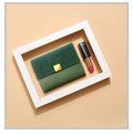 2026 New Ins Short Wallet – Frosted Splicing Retro Versatile Coin & Card Holder