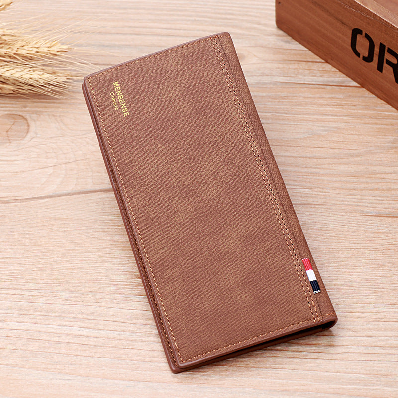 Men’s Clutch Wallet Long Wallet for Men – Large Capacity Bifold Organizer with Zipper Pocket & Card Slots