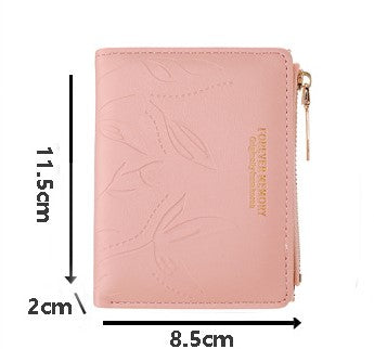 Women’s Small Wallet Card Holder & Coin Purse – Compact Mini Pocket Wallet