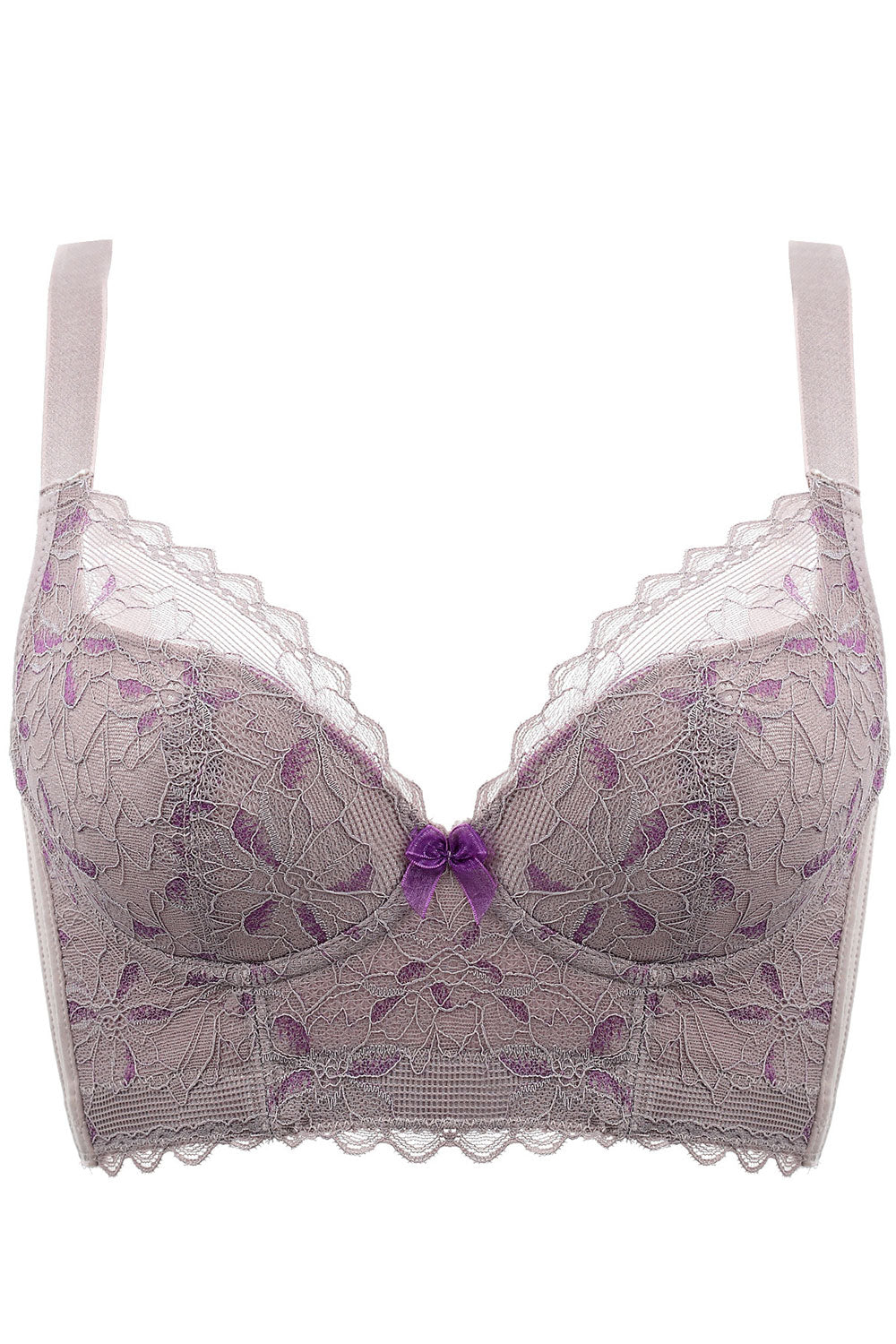 Women New Lace Thin Section oft Steel Ring Correcting Breast Shape Anti-Sagging Adjustable Push-up Bra