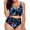 Women Adjustable Top Wide Panty Swimsuit Set