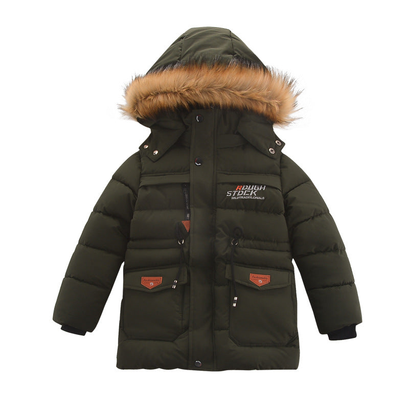 Boys' Puffer Hooded Jacket (4)