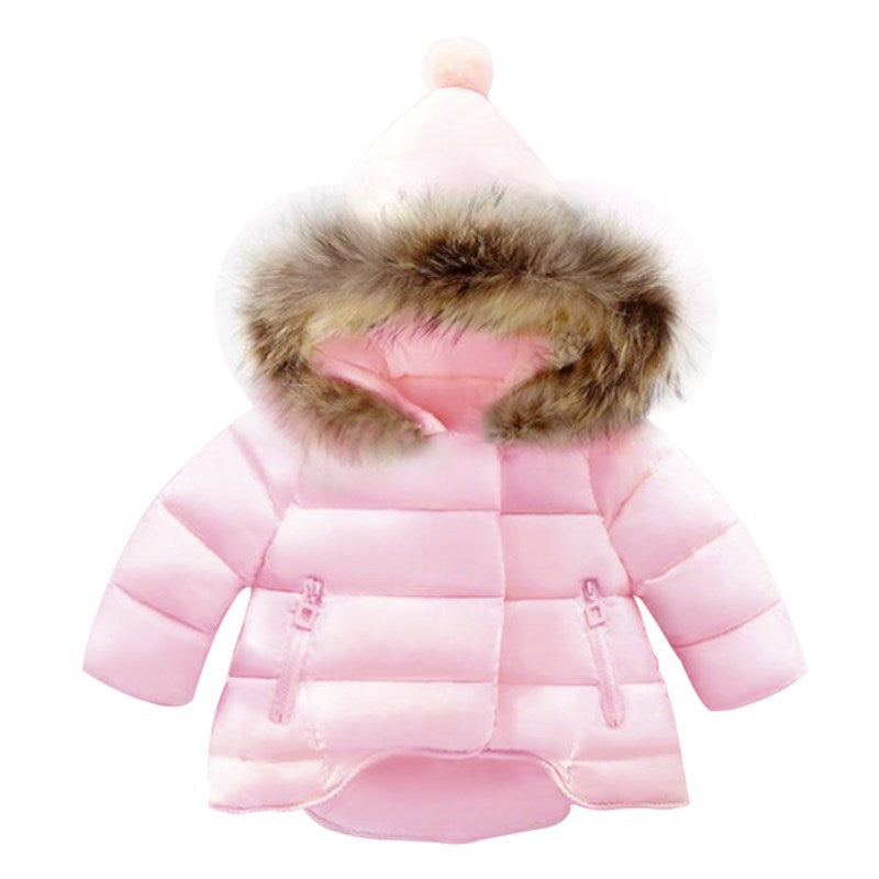 Girls' Puffer Hooded Jacket (39)