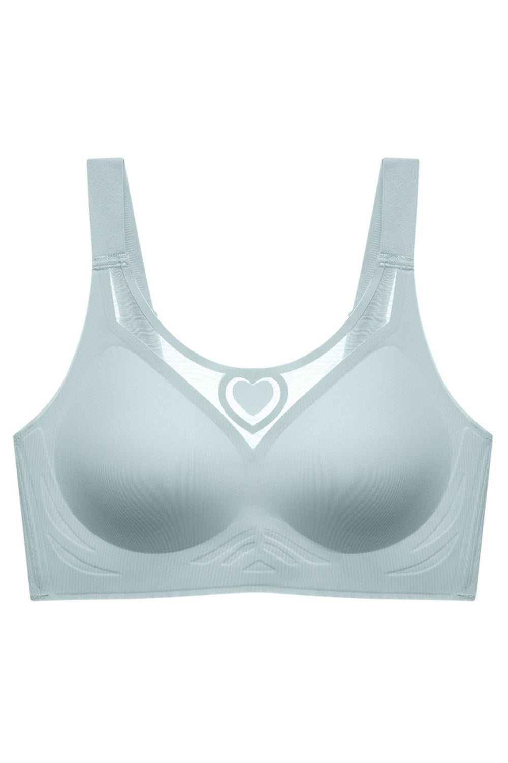 Women's Plus High Impact Sports Bra Wirefree Push Up Full Coverage Running Fitness Bra