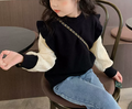 Girls Trendy Bow Style Knit Sweater