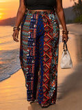 Women's Plus Size Fashionable Elegant Casual Wide Leg Pants