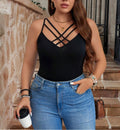 2025 Spring/Summer New Women’s Slim-Fit Cross-Border Top – European & American Style Lightweight Knit / Woven, Elegant Silhouett