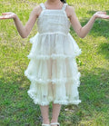Girls’ Summer Princess Dress – Toddler Suspender Cake Dress for Little Girls - RAC25JP3277GDRESS