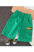 Kids Boys New Fashionable Waistband Half-Assed Elastic Belt Solid Color Pattern Sporty Summer Trendy All-Match Casual Soft Cargo