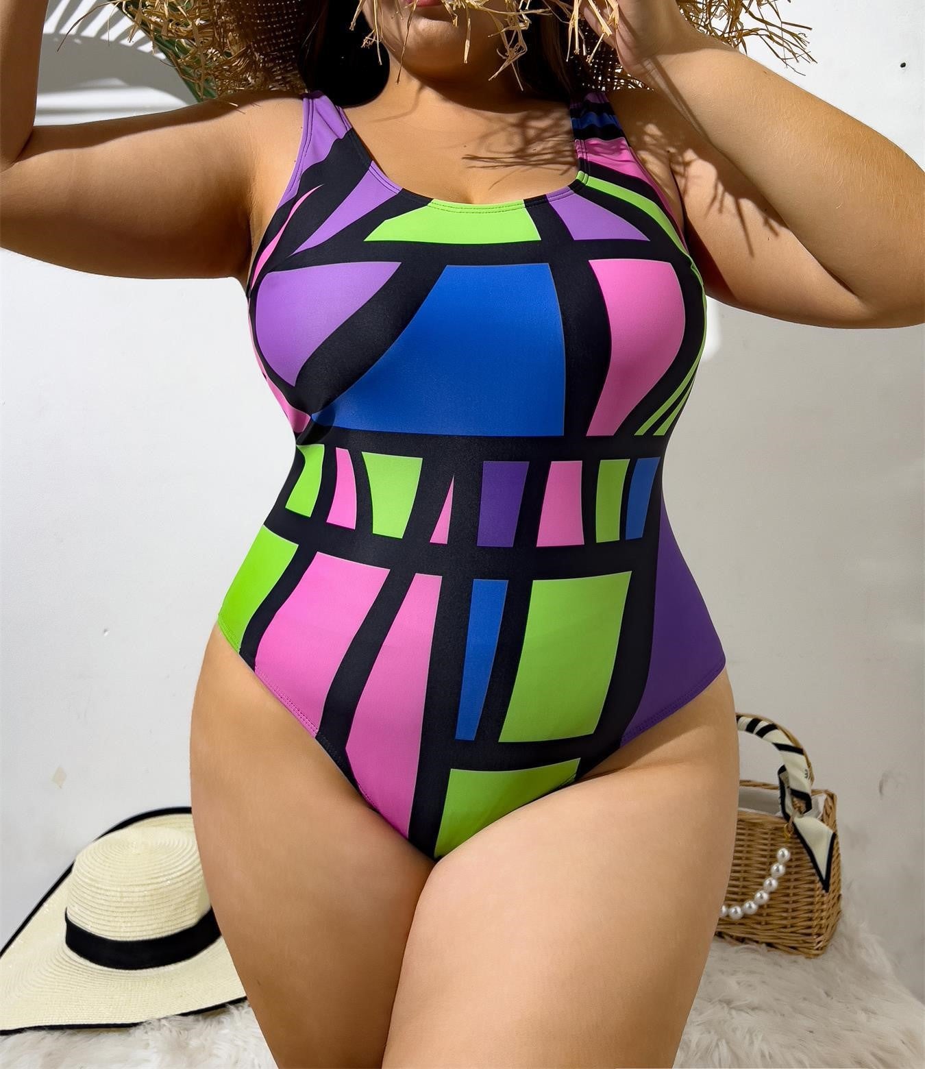 New Plus Size One-Piece Women's Swimsuit – Comfortable & Stylish Swimwear