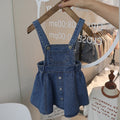 Summer Baby Girls’ Denim Strappy Princess Dress - RAC26JP5444BATDAS