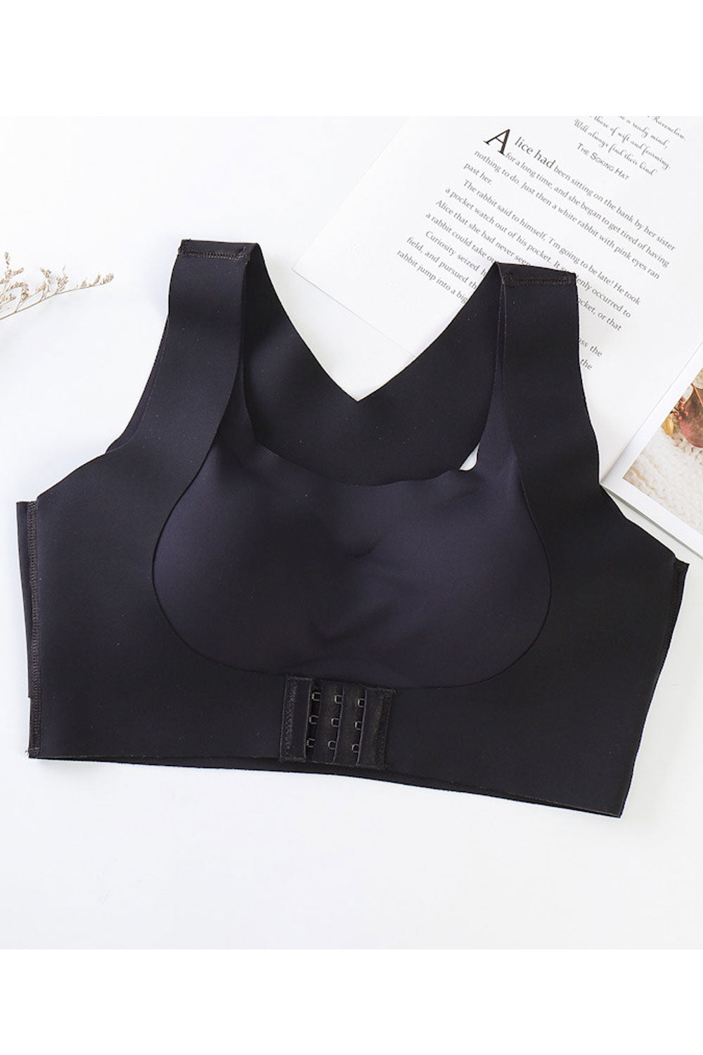 Women Front Closure Seamless Push up Bra