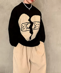 Boys Heart Knit Pullover