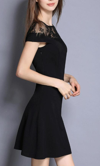 Women Slim A Line Party Dress