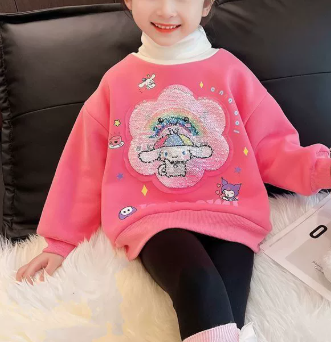 Soft Long Sleeve Sweatshirt for Girls