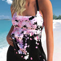 New Leaf Printed Bikini Sling Two-Piece Women's Split Swimsuit