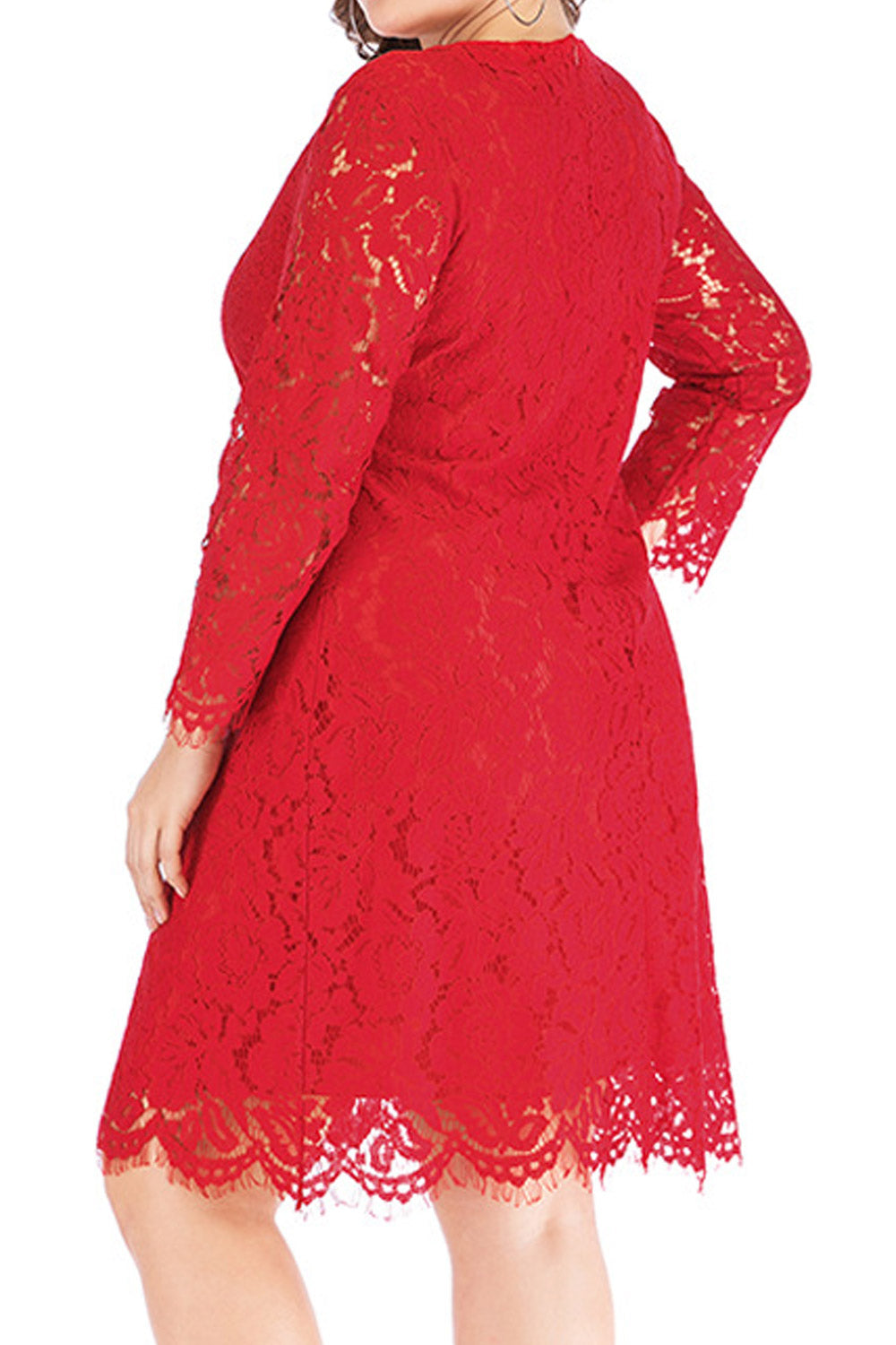 Women Plus Waist Slimming Mini Skirt Solid Color Fashion Party Dress