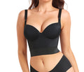 Max‑Control Vest Sports Bra with Full‑Back Shaping Panel – High‑Support Plus Size