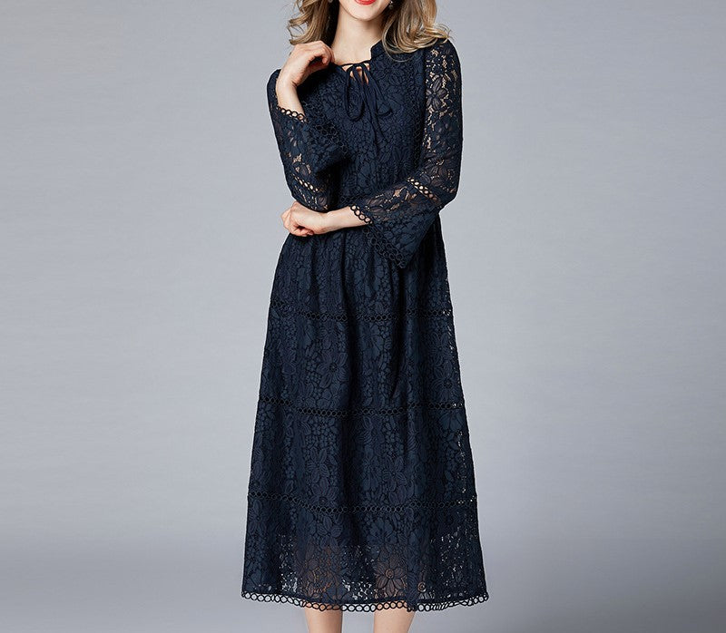 2025 Spring New Style Lace & Patchwork Dresses – Elegant, Chic, and Trendy