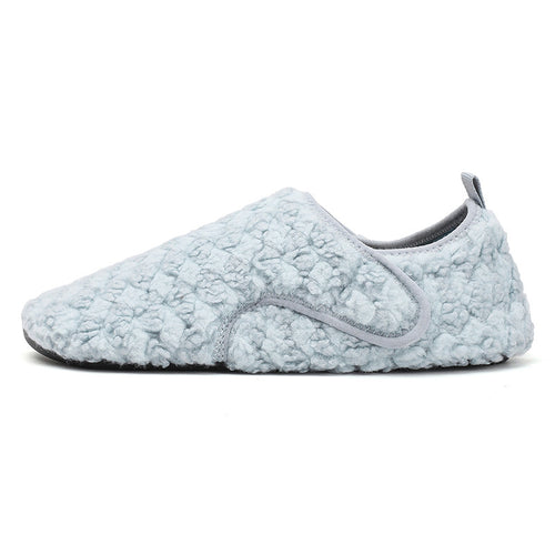 Cotton Slippers for Women - Autumn & Winter Warm Velvet Indoor Shoes, Thick Non-Slip Sole Home Slippers