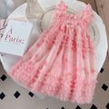 Children’s Summer Butterfly Fairy Dress – Baby Girls’ Mesh Princess Dress - RAC25JP3269GDRESS