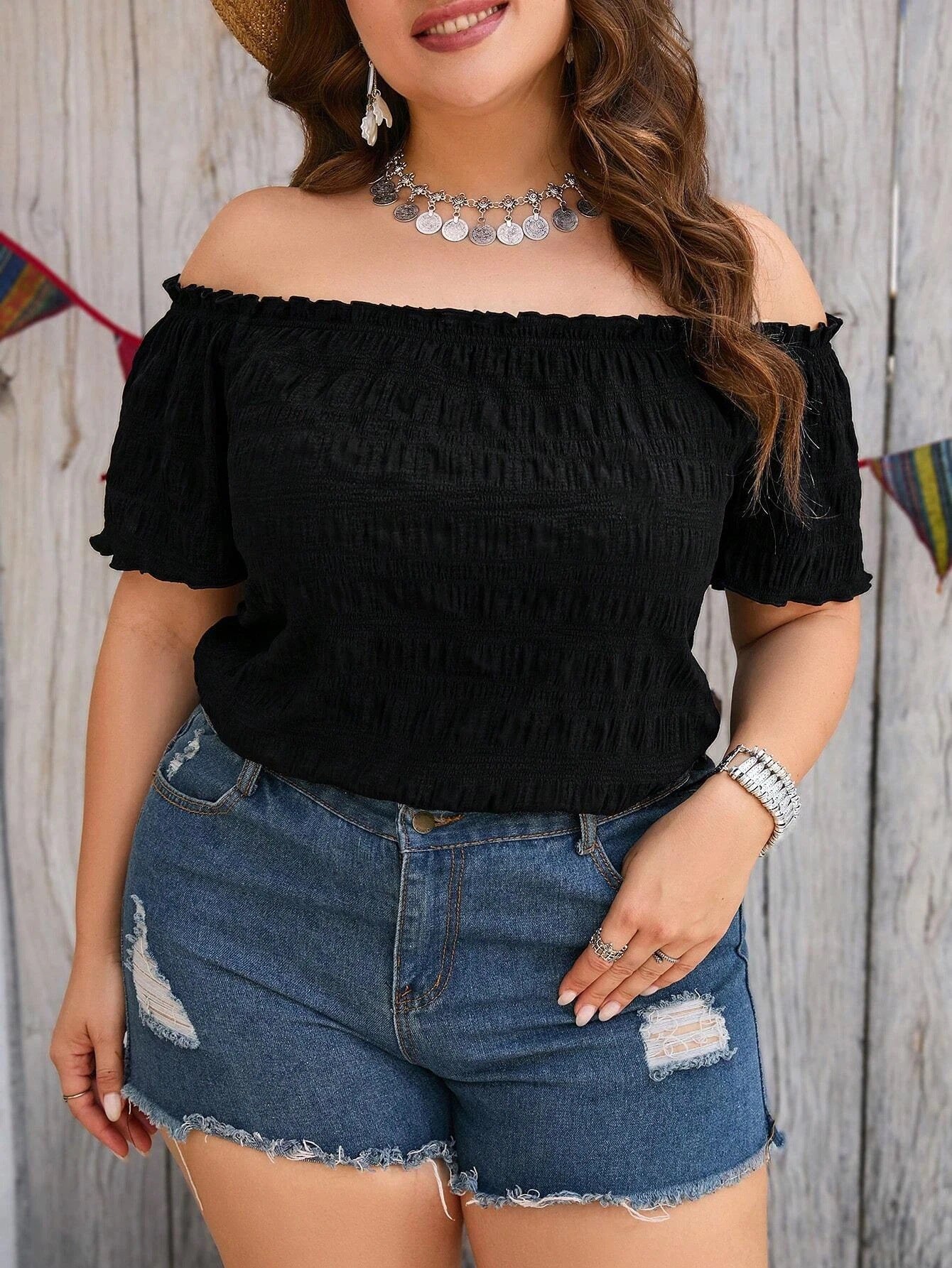Women's Sweet & Spicy Solid Color Tube Top – One-Line Neck Short T-Shirt Crop Top for Summer