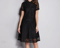 Chic Summer Collection: Mid-Length A-Line Plus-Size Little Black Dresses