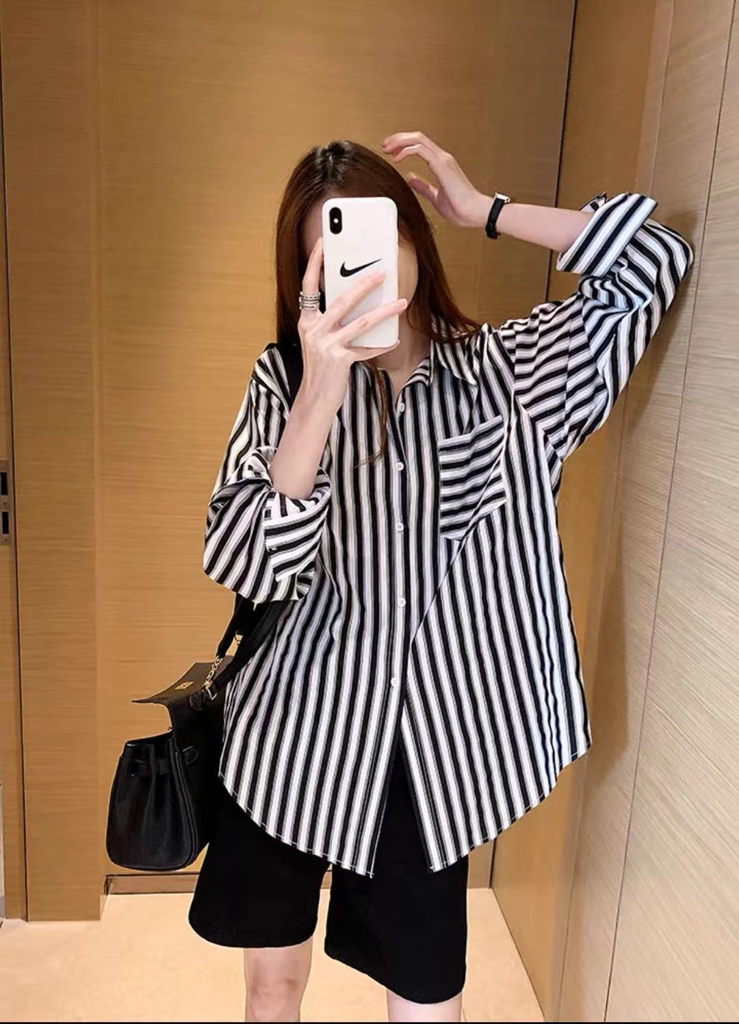 Women's Spring/Autumn Striped Shirt