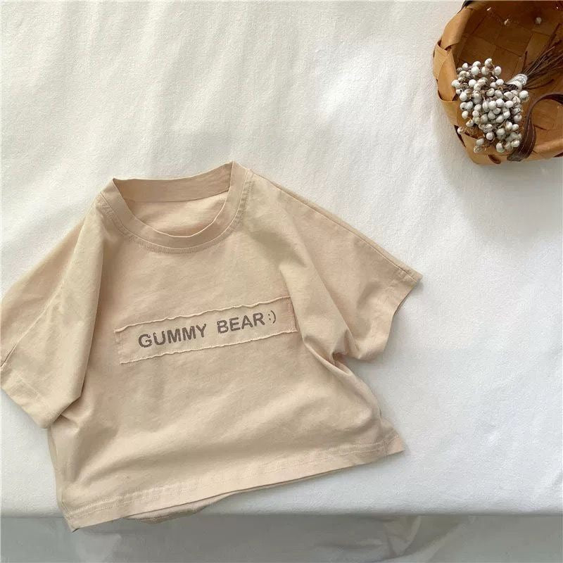 Boys & Girls Summer Short-Sleeve T-Shirt – Soft Casual Everyday Top for Kids - RAC26JP5507BATT