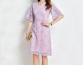 Plus-Size Lace Dress – Summer New Arrival, Loose Fit, Youthful & Slimming, Casual Floral Print