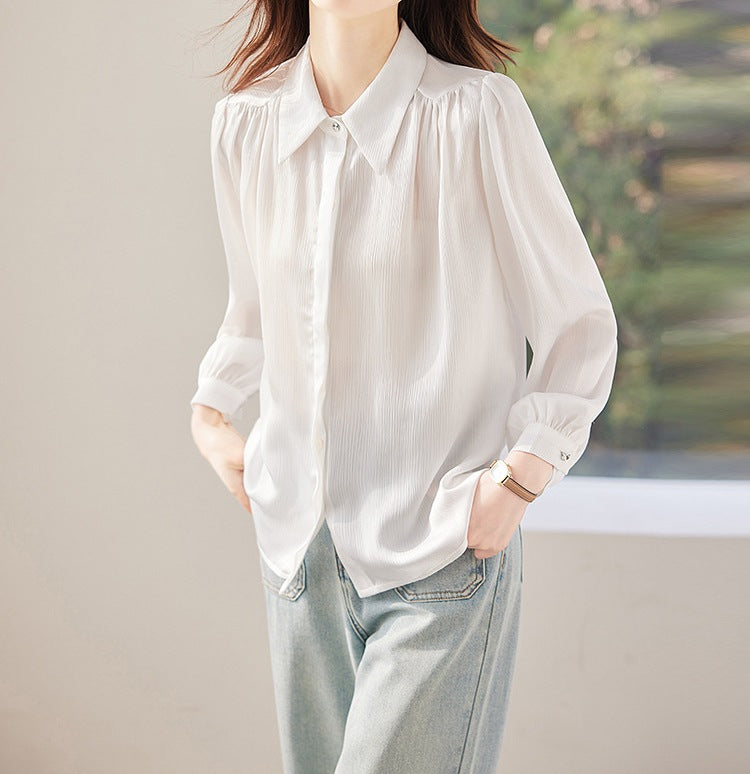 Women's Workwear Long Sleeve Top - New Spring & Autumn Office Essential