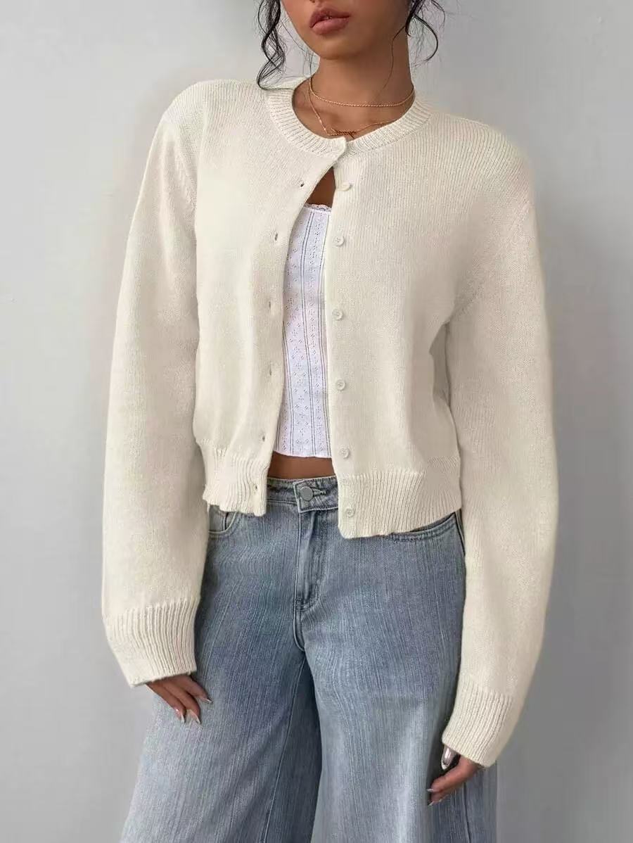Women's Multi-Color Long-Sleeved Knitwear - Autumn/Winter Collection