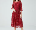 Elegant Embroidered Wedding Gown for Grandmothers – Sophisticated & Timeless Design