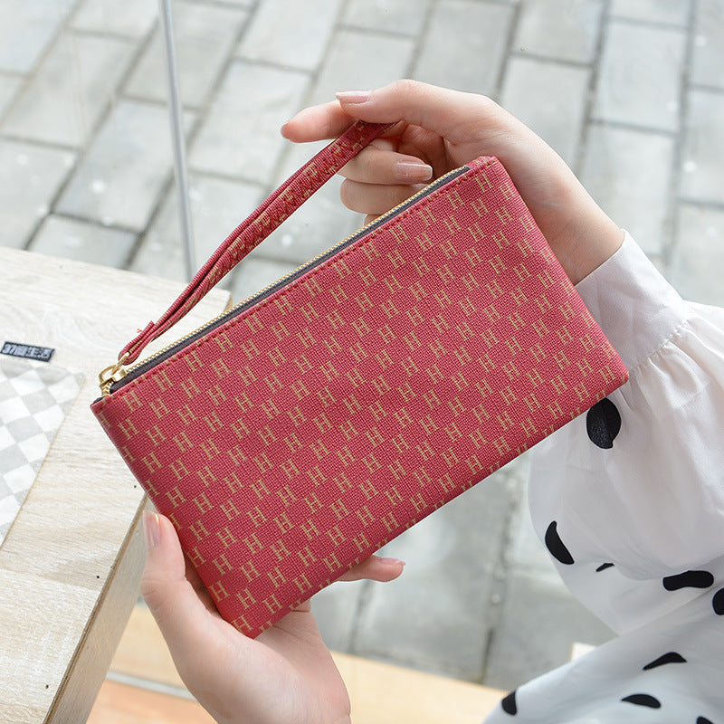 Women’s Style Wallet – Long Zipper Closure Clutch