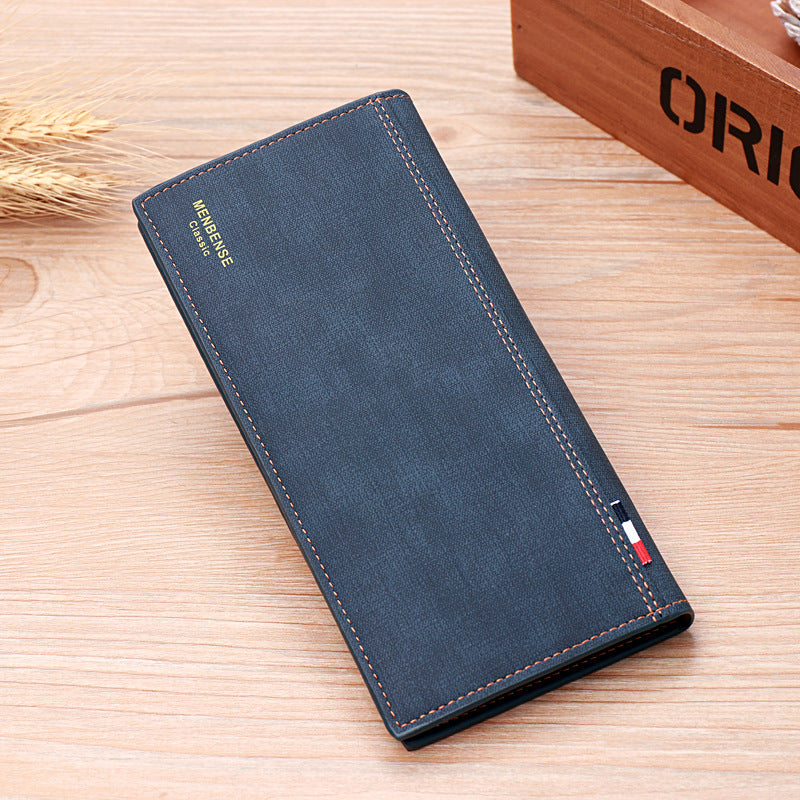 Men’s Clutch Wallet Long Wallet for Men – Large Capacity Bifold Organizer with Zipper Pocket & Card Slots