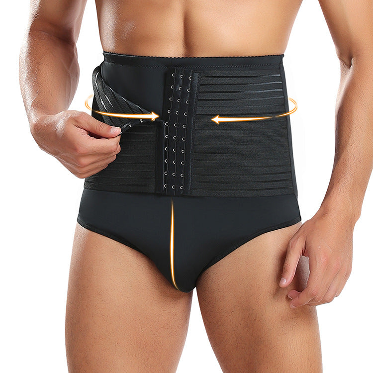 Men’s Breathable High-Waisted Shaping Briefs – Waist-Shaping, Tummy Control & Hip-Lifting Support
