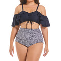 Women's Plus Size Conservative Two-Piece Tankini Swimsuit - RAC25JP2598WPSW