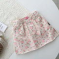 Girls’ Summer Denim Short Skirt – Korean Style Floral Fringed Princess Skirt for Baby Girls - RAC26JP5440BATDAS