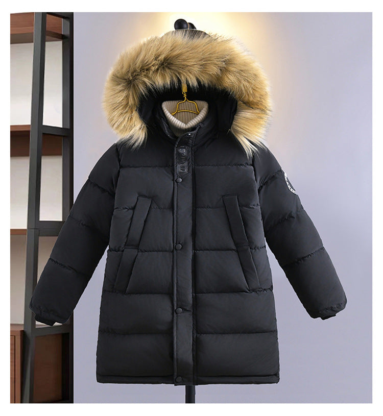 Children’s Winter Boys’ Cotton-Padded Coat - RAC25JP3244BOW