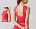 Women Wide Shoulder Strap Sports Bra for Women - Shockproof, Big U Back, Gathered Design, Yoga & Running Training Vest