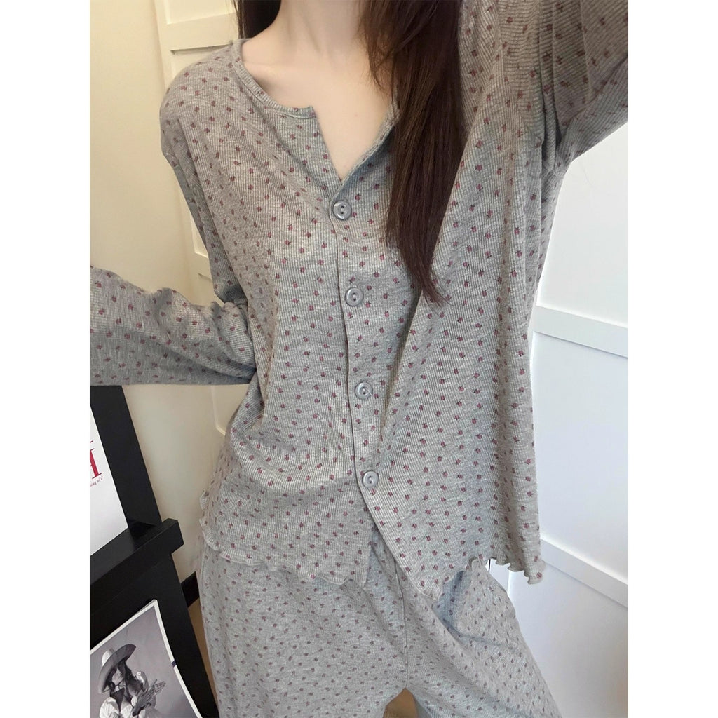Women's Floral Print Pajama Set
