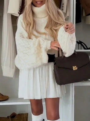 Women's Solid Color Casual Sweater
