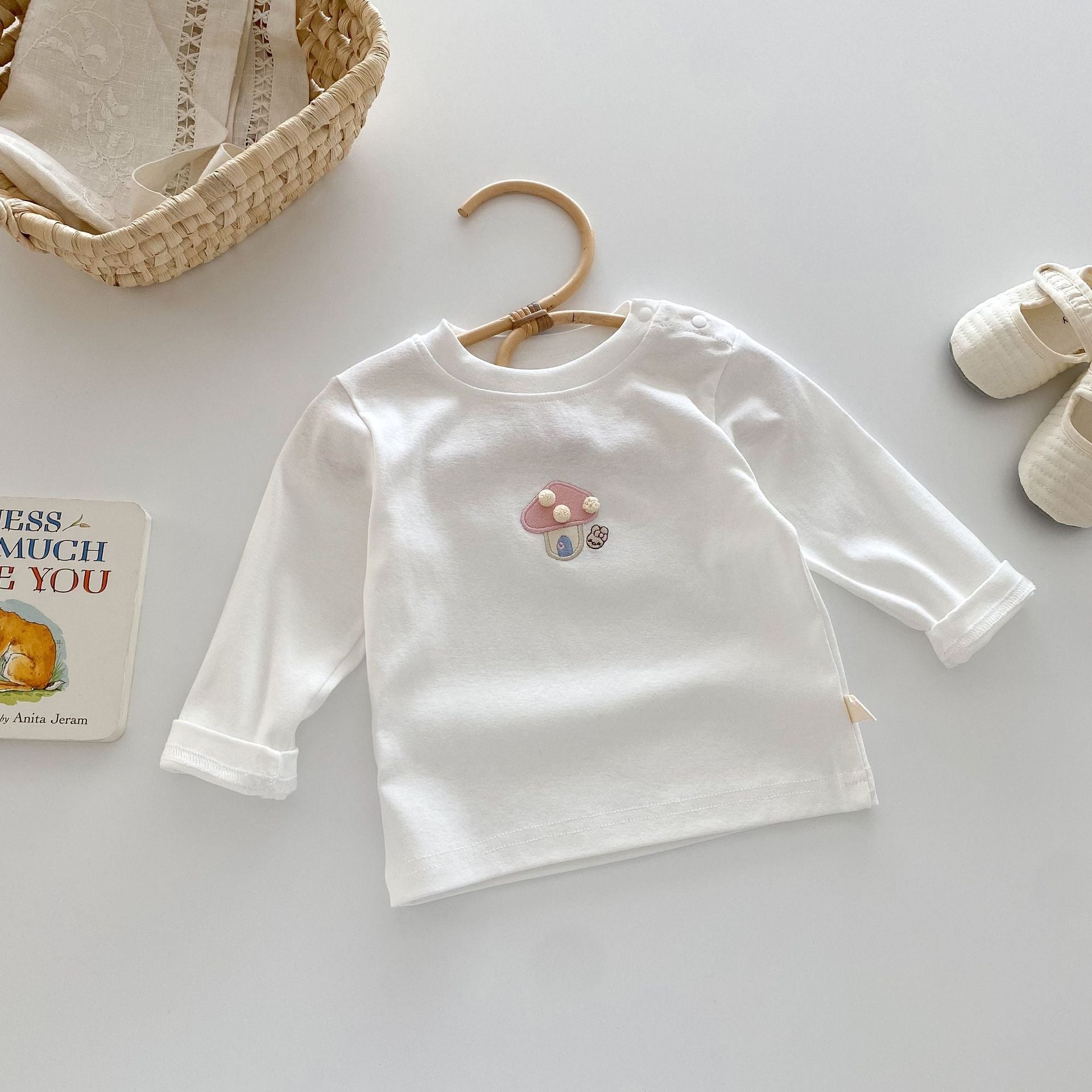 Girls' Autumn Simple Casual T-Shirt - RAC26JP5512BATT