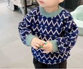 Boys Stylish Round Neck Pullover Knitwear