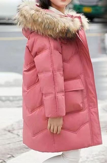 Winter New Girls' Korean Style Cotton-Padded Jacket - RAC25JP3258GOW