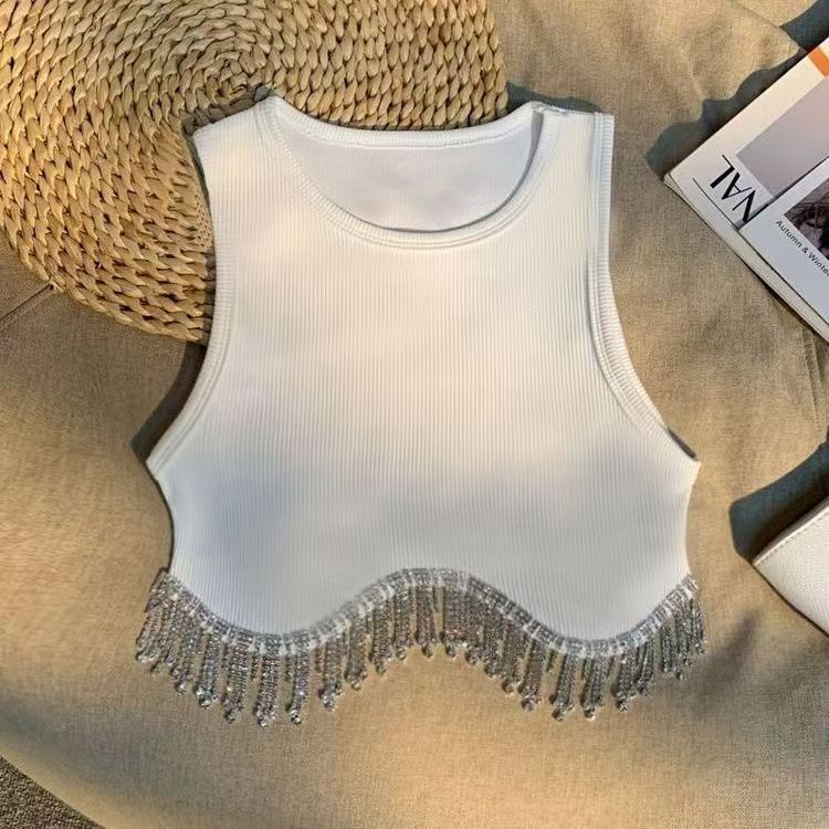 Girls Summer Cropped Vest Top – Baby & Toddler Short Fashion Street Style Sleeveless Top - RAC26JP5473BATT