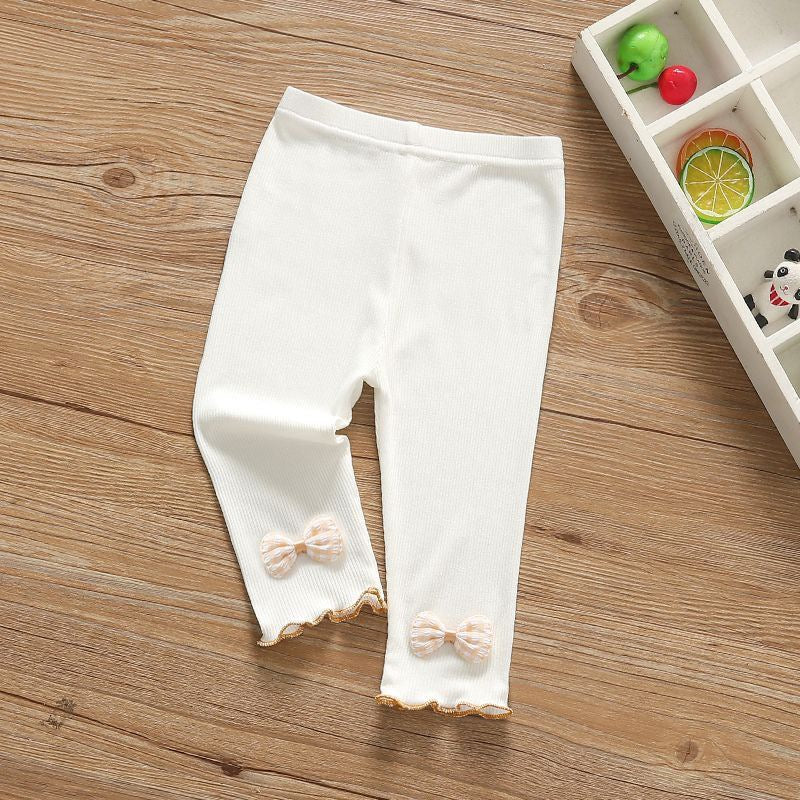 Girls’ Summer Leggings – Soft, Breathable & Adorable Baby and Toddler Everyday Wear - RAC26JP5408BATB