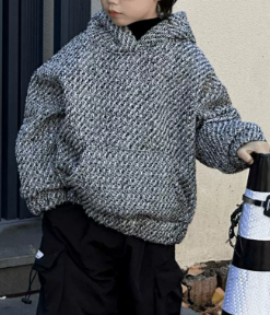 Boys Thick Hooded Warm Sweatshirt